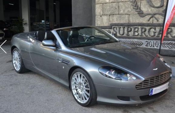 Left hand drive ASTON MARTIN DB9 VOLANTE TOUCHTRONIC2 SPANISH REGISTERED